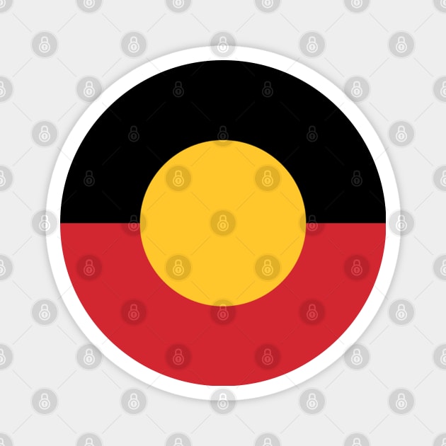 The Aboriginal Flag #3 Magnet by SalahBlt